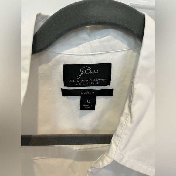 J Crew organic cotton blouse size 16 - Picture 2 of 4
